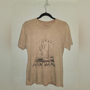 🏜EUC Lotus Fashion "Desert Dream Graphic T-Shirt" Mineral Wash Peach🍑 Small🏜